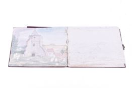 A 19th century sketch book.