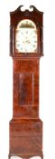 Local Interest. An early 19th century mahogany longcase eight-day clock.
