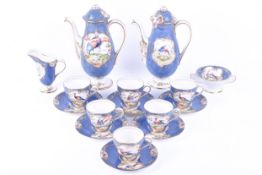 Royal Doulton coffee set, mostly for six. Including two coffee pots, etc.
