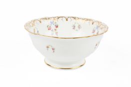 A Victorian Coalport porcelain bowl.
