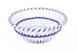 A 19th century creamware Wedgwood basket.