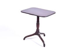 An 18th century mahogany tripod table,