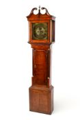 A 19th century longcase clock.