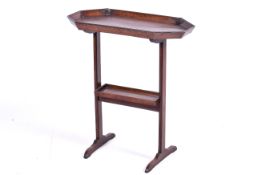 A 19th century mahogany 'vide-poche'.