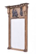 A Regency gilt pier mirror.