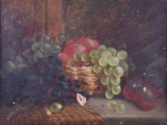 Still life with fruit - oil on canvas.