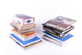 A box of assorted books - military history interest.