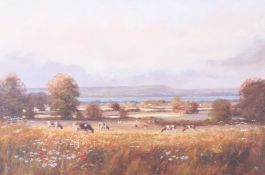Barry Edward Paine (1932) - Chew Valley, 2003 - oil on canvas.