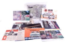A collection of assorted circa 1960s motoring ephemera.
