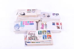 Two boxes of assorted vintage first day covers.