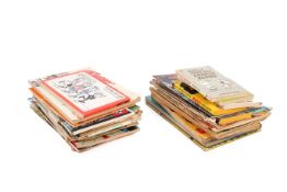 A collection of assorted vintage comics and annuals. Some reprints, including Marvel Spider-Man No.