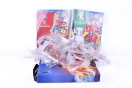 A collection of Panini and Match Attax football trading cards.