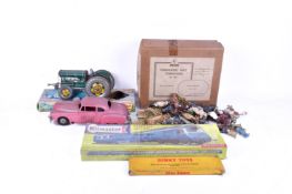A collection of assorted vintage toys.