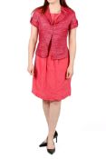 An Akris Punto silk dress and jacket.