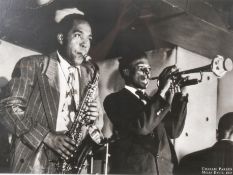 Jazz poster - Charlie Parker & Miles Davis, 1947.