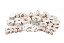 A mid-century J & G Meakin 'Poppy' dinner service.