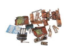 An assortment of hand tools.