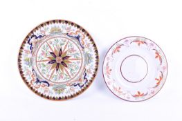 Two 19th Century hand painted ceramic plates.
