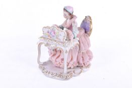 Irish Dresden figure - The Love Letter.