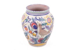 A Poole Pottery shape 619 vase.