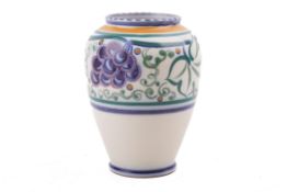 A Carter, Stabler & Adams Poole pottery vase, circa 1930s.