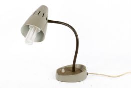 A mid-century Pifco goose neck industrial desk lamp.