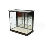 A shop counter-top glass display cabinet, J S Fry & Sons Ltd.