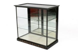 A shop counter-top glass display cabinet, J S Fry & Sons Ltd.