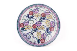 Poole Pottery plates hand-painted BM pattern by Janice E. Dowding.