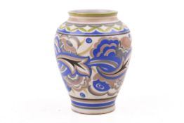 A Carter, Stabler & Adams Poole pottery vase, circa 1930s.