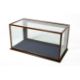 A mahogany framed counter-top 'museum' display cabinet of rectangular form. - Image 1 of 4