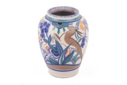 A Poole Pottery shape 442 vase.
