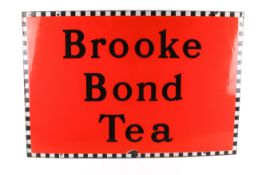 'Brooke Bond Tea' enamel advertising sign.