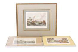 Three 18th century engravings of Chinese scenes after drawings by William Alexander.