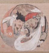 A 19th century painting on paper.