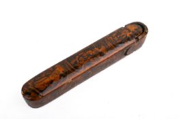 A Persian papier maché qalamdan or pen box.