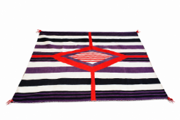 A Navajo style 'chief's' wearing blanket.