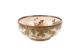 A Japanese Meiji Satsuma bowl.