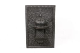 A large Anglo-Indian wall shelf.
