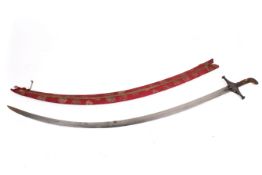 An 18th/19th century Persian shamshir sword.