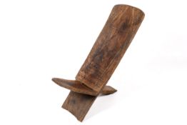 A tribal Chiwara birthing chair.