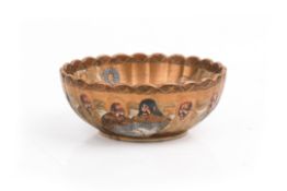 A Japanese Meiji period Satsuma bowl.