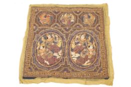 A Burmese kalaga embroidery.