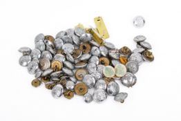 A large collection of Somerset tunic buttons.