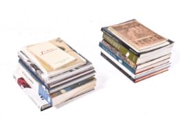 A collection of assorted books,