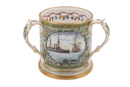 A Copeland commemorative loving cup.