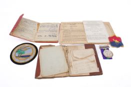 An assortment of 20th century militaria belonging to Herbert Kent.