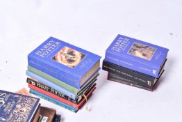 A collection of Harry Potter books