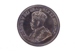 A Cyprus 1928 proof 45 Piastres coin.