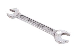 A military chrome vanadium spanner 'King-Dick'. 7/8 W and 1